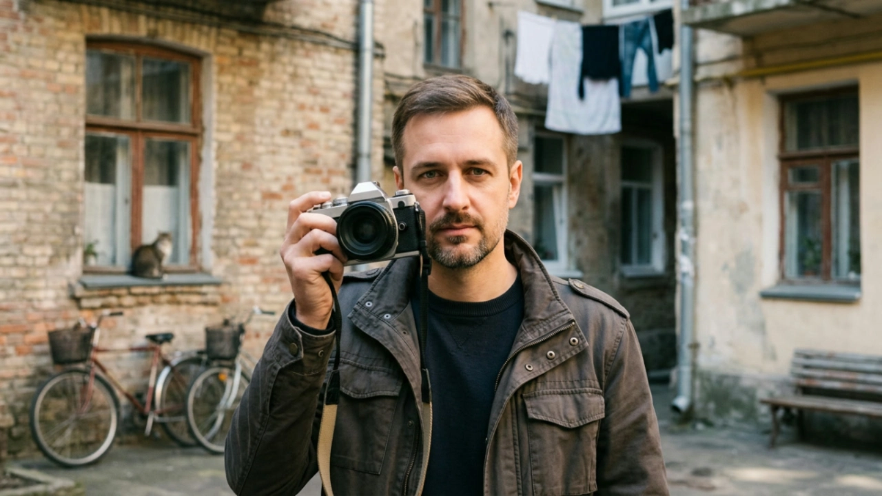 Сергей Васильчук, фотограф из Киева: почему он ищет не открытку, а деталь 1 Сергей Васильчук - фотограф из Киева ищет деталь в киевском дворе